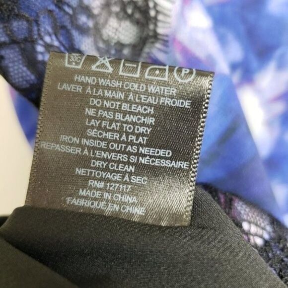 Badgley Mischka Lace Trapeze Mini Dress size 10 - Picture 7 of 15